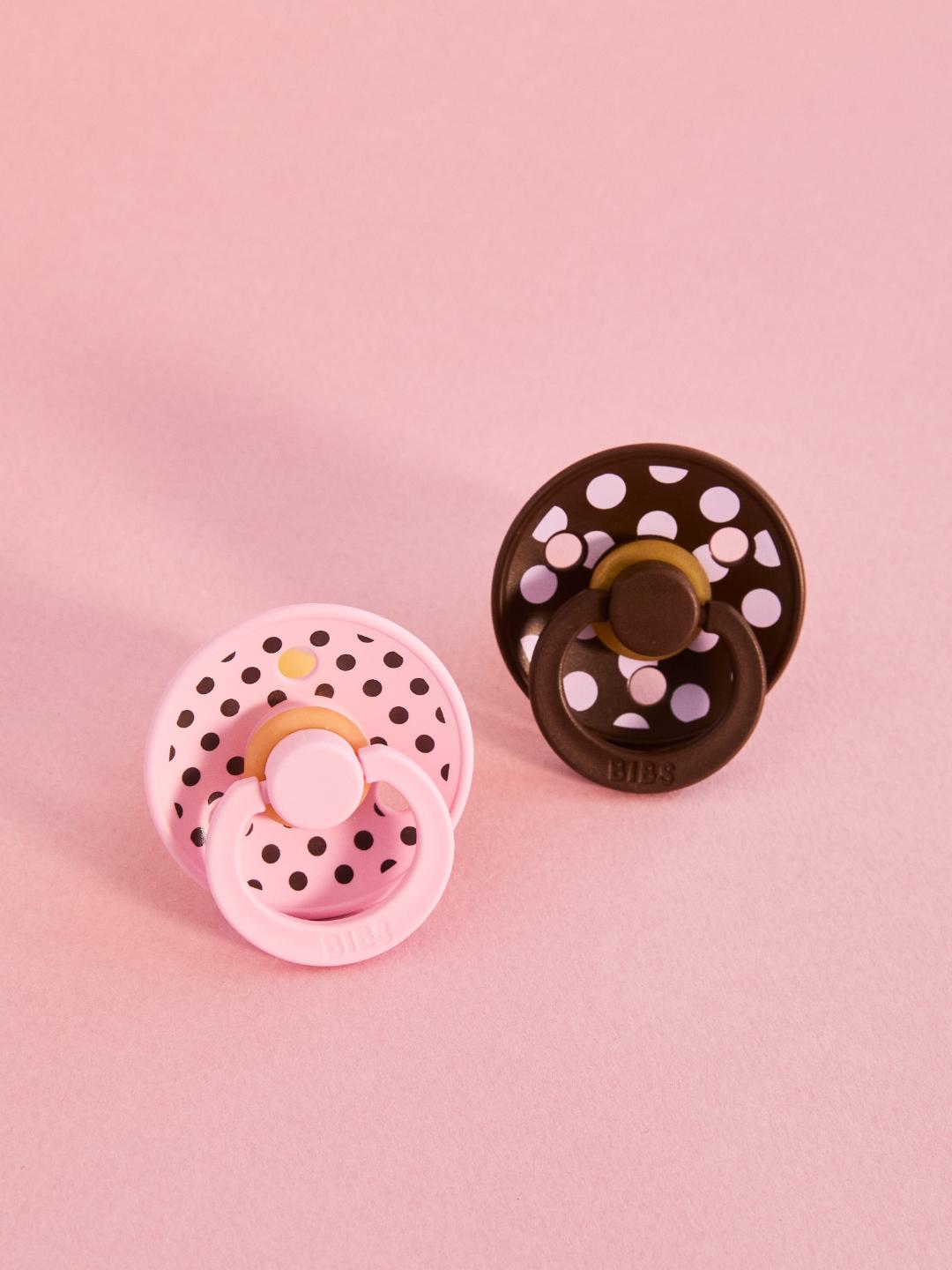 BIBS Studio Collection Colour Roudn Pacifiers Polka Dot, BIBS Studio Polka Dot kollektsioon, kirsikujulised lutid, all-groups