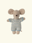 Maileg Baby Mouse in carry cot, Maileg beebihiir kandekotis