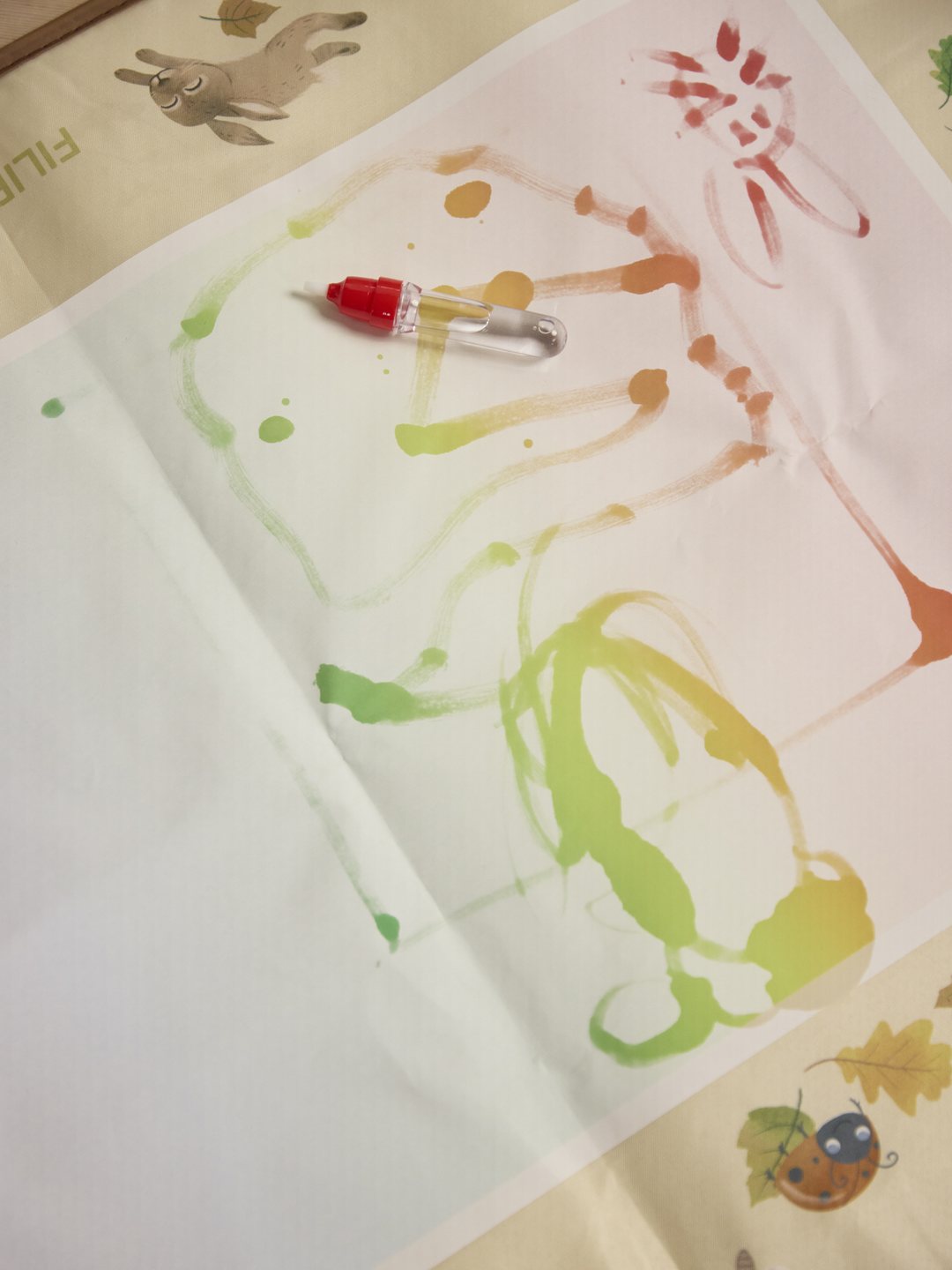 Filibabba water drawing mat forest friends, Filibabba veega värvimise matt metsaloomad