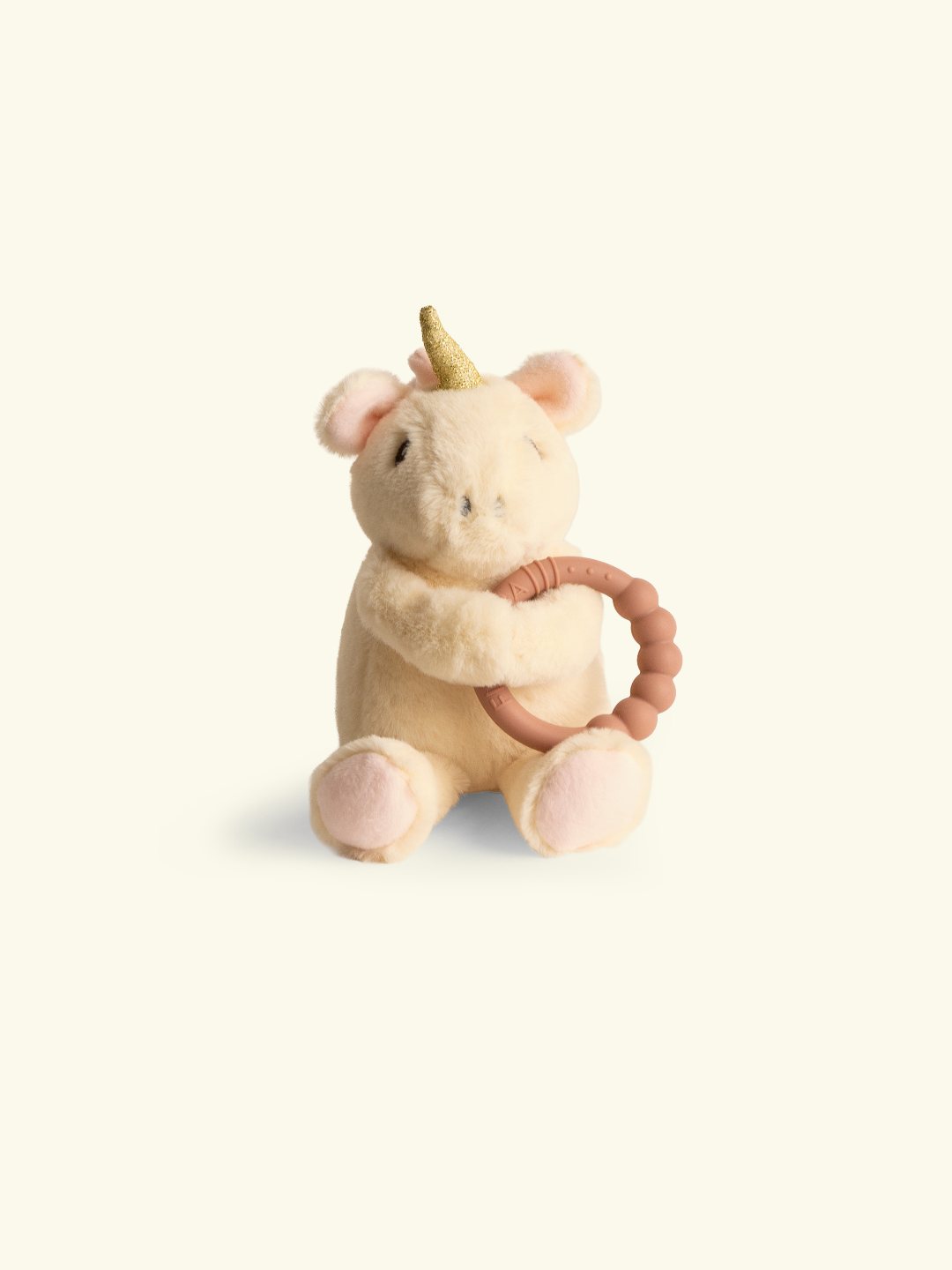 Filibabba rättle with teether unicorn, Filibabba silikoonist närimisrõngaga kõristi ükssarvik