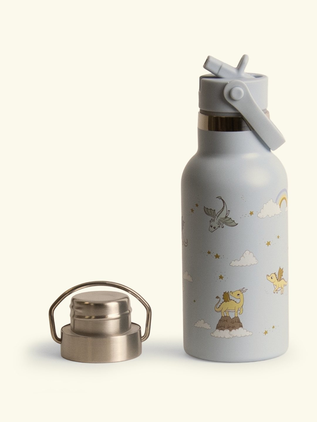 Filibabba stainless steel water bottle, Filibabba roostevabast terasest joogipudel, dreamy dragons