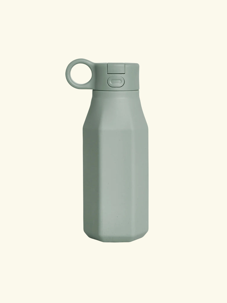 Atelier Keen silicone water bottle with spout, leak free bottle, Atelier Keen silikoonist joogipudel kõrrega