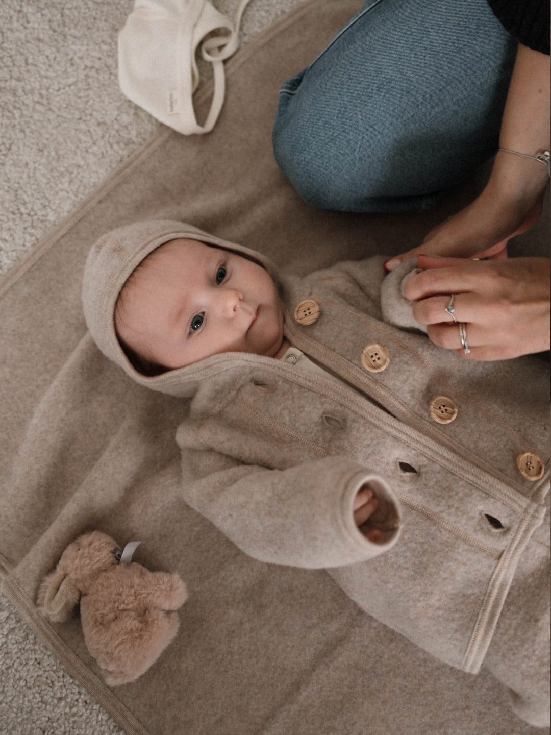 Babyluv Studio merino wool baby jacket, meriinovillane jakk