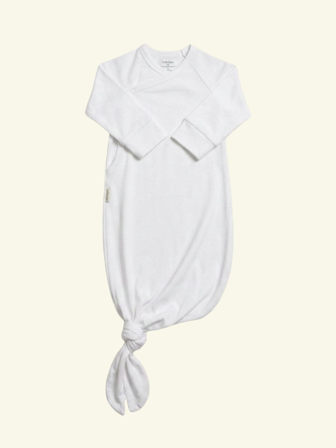 Babyluv Studio Bamboo Kimono Sleeping Gown White, Babyluv Studio bambusest beebi magamiskott, Valge
