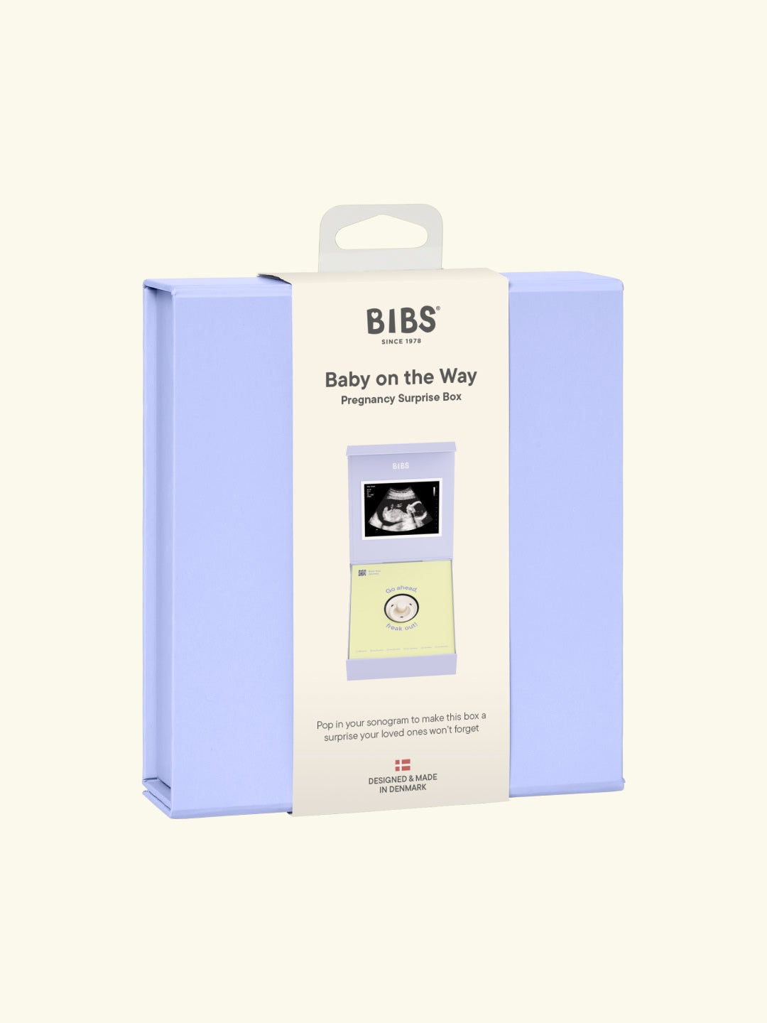 BIBS Baby on the way gift set, BIBS beebiootusest teatamise kinkekomplekt, olen rase teatamine