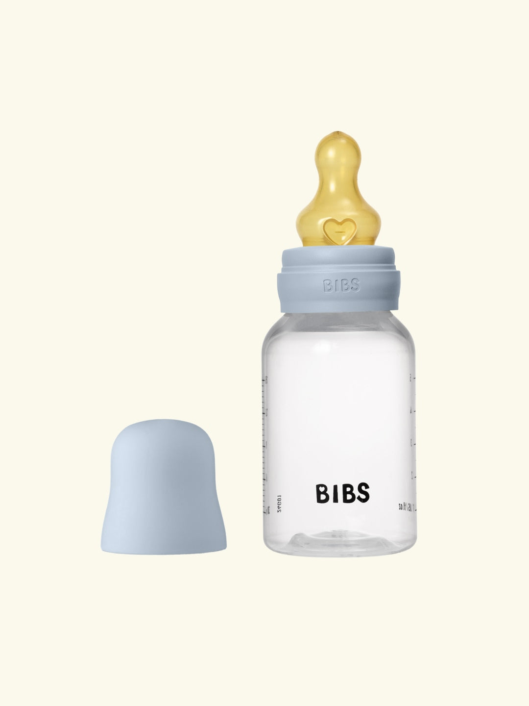 BIBS Baby Plastic Bottle, BIBS plastikust lutipudel, 150 ml, Baby Blue