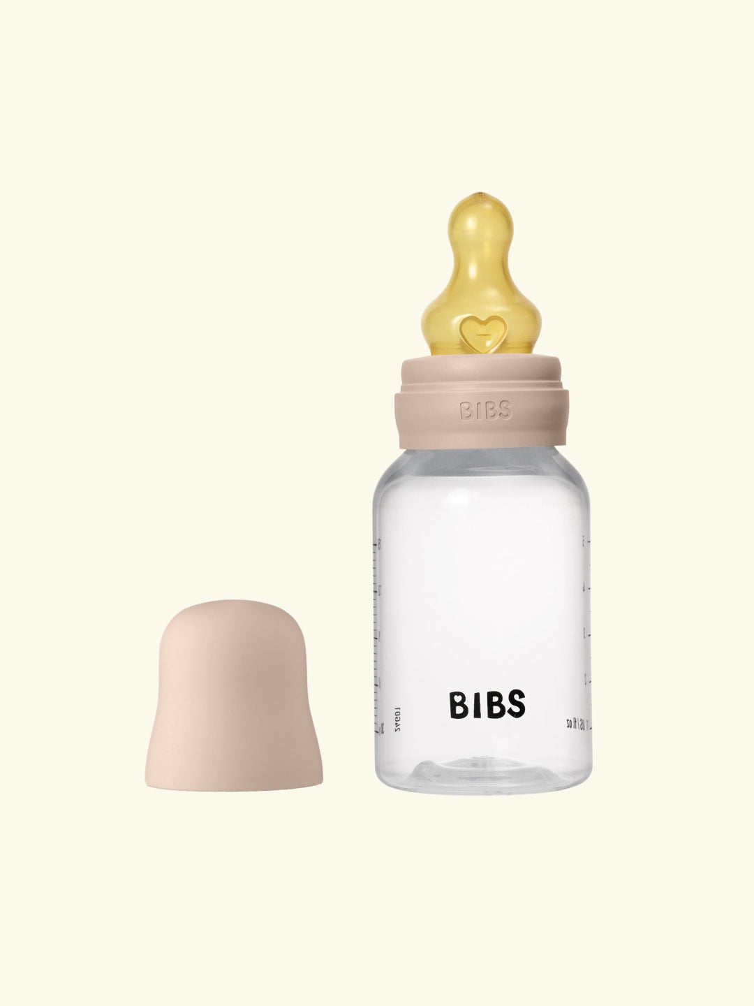 BIBS Baby Plastic Bottle, BIBS plastikust lutipudel, 150 ml, Pink