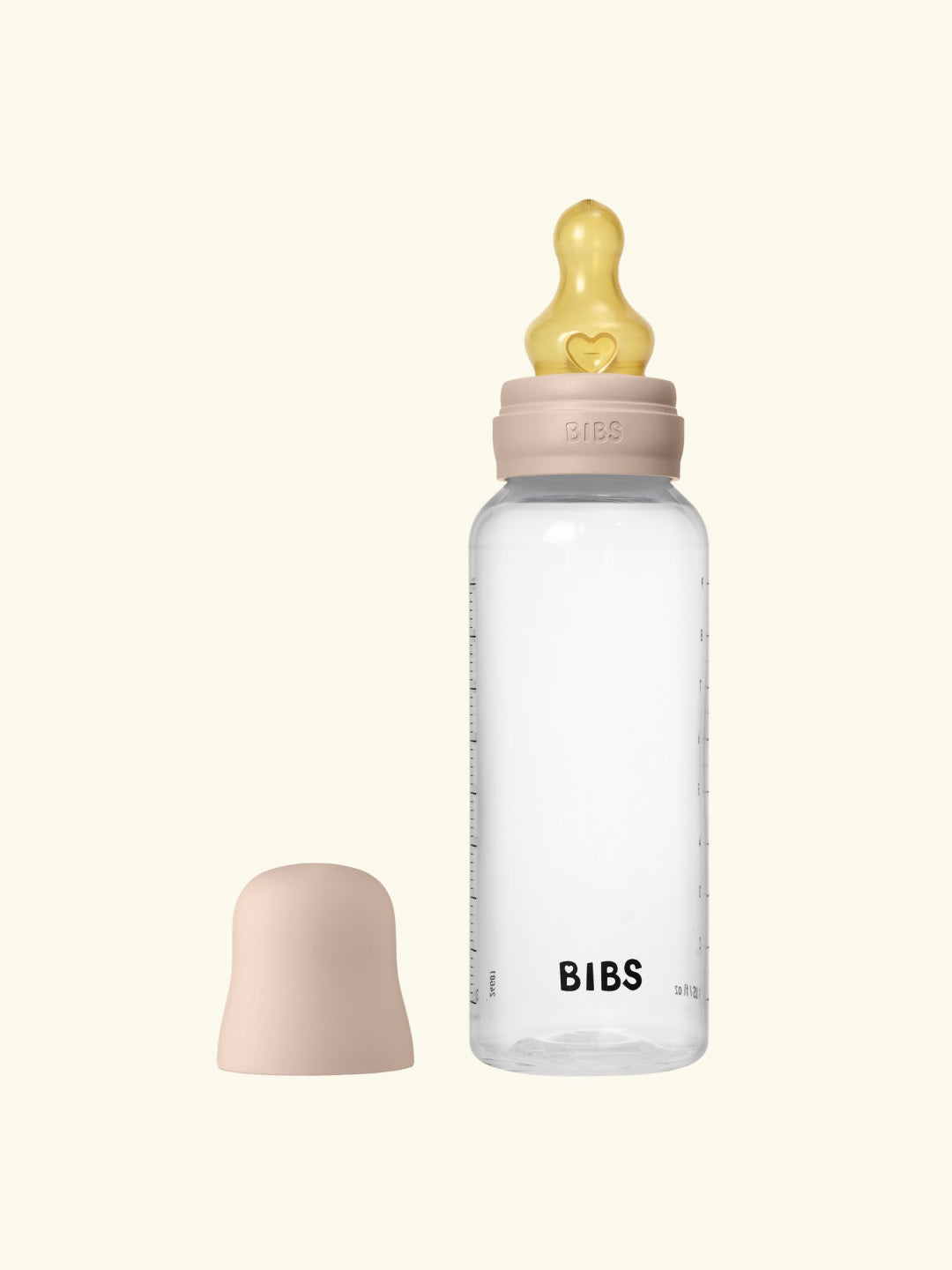 BIBS Baby Plastic Bottle, BIBS plastikust lutipudel, 270 ml, Pink