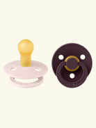 BIBS Colour Round Pacifiers, BIBS Colour Round  kirsikujulised lutid, petal plum