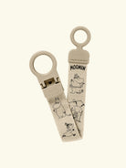 BIBS x MOOMIN pacifier loop clip, BIBS X MUUMI kollektsioon lutikett, Vanilla