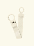 Bibs Loop Pacifier Clip, BIBS Loop lutikett aasaga, ivory