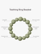 BIBS teething ring beaded, BIBS närimisrõngas närimislelu helmestega, pärlitega, all-groups