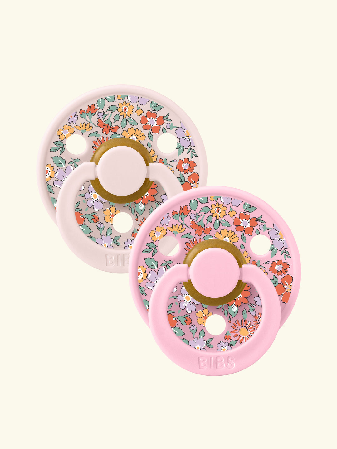 BIBS x Liberty Colour Round Pacifiers, BIBS x Liberty Colour kirsikujulised lutid, Oscar Meadow Petal Mix