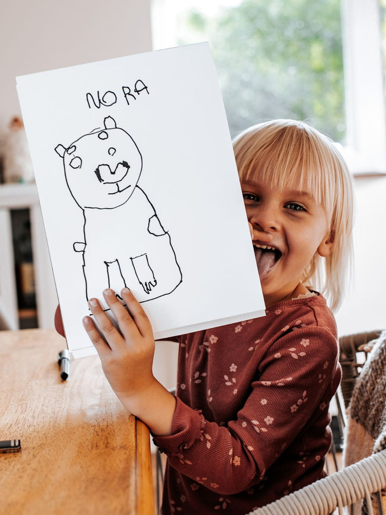 Father's Day sweatshirt with your child's drawing