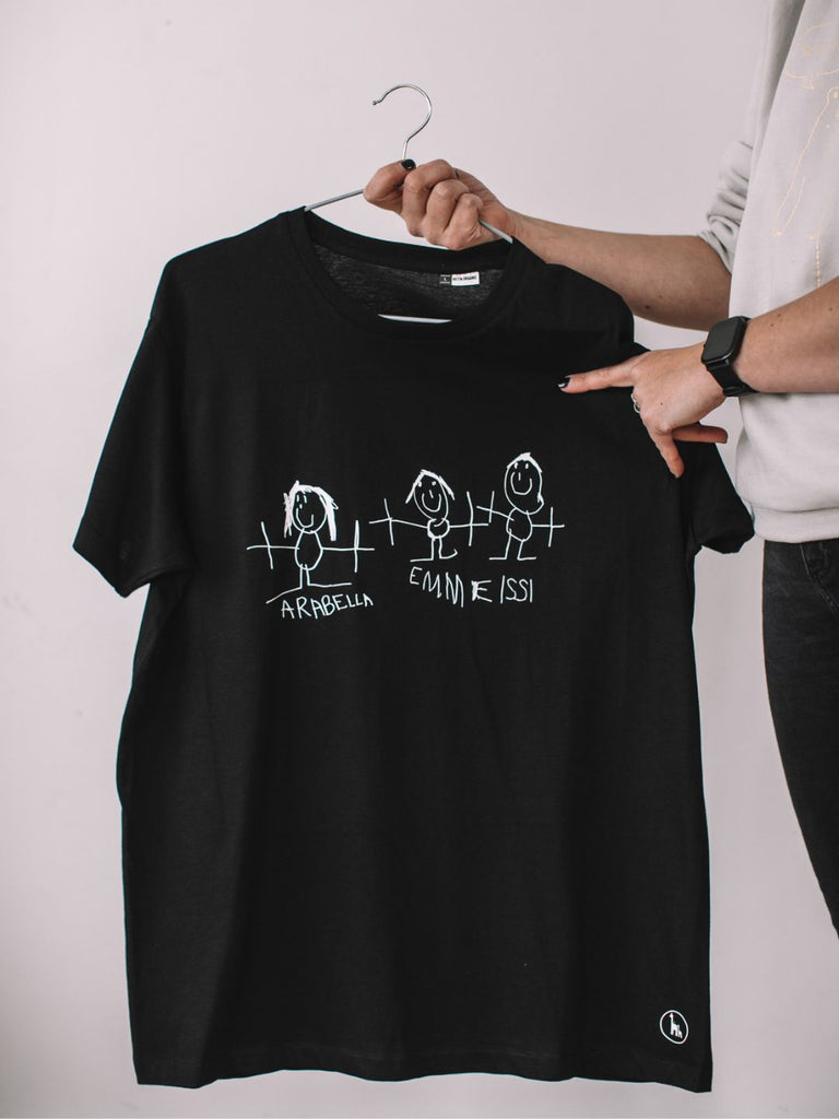 Father's Day T-shirt with your child's drawing