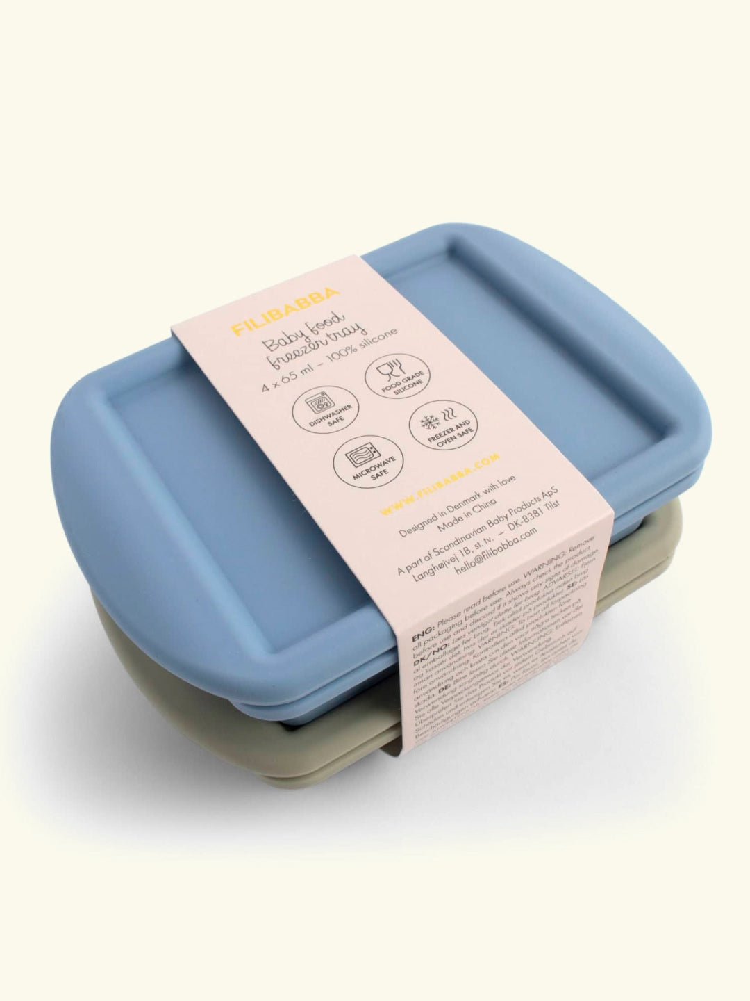 Filibabba baby food freezer tray, Filibabba beebitoidu külmutamise vormid, all-groups
