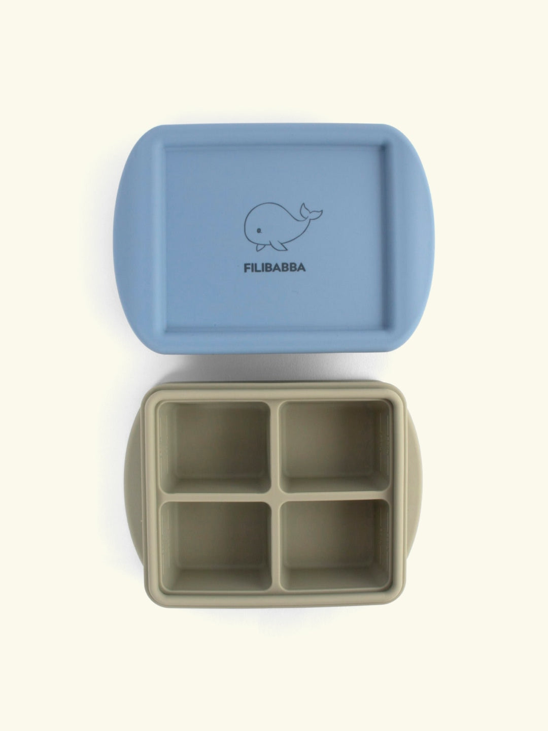 Filibabba baby food freezer tray, Filibabba beebitoidu külmutamise vormid, ocean blue mix