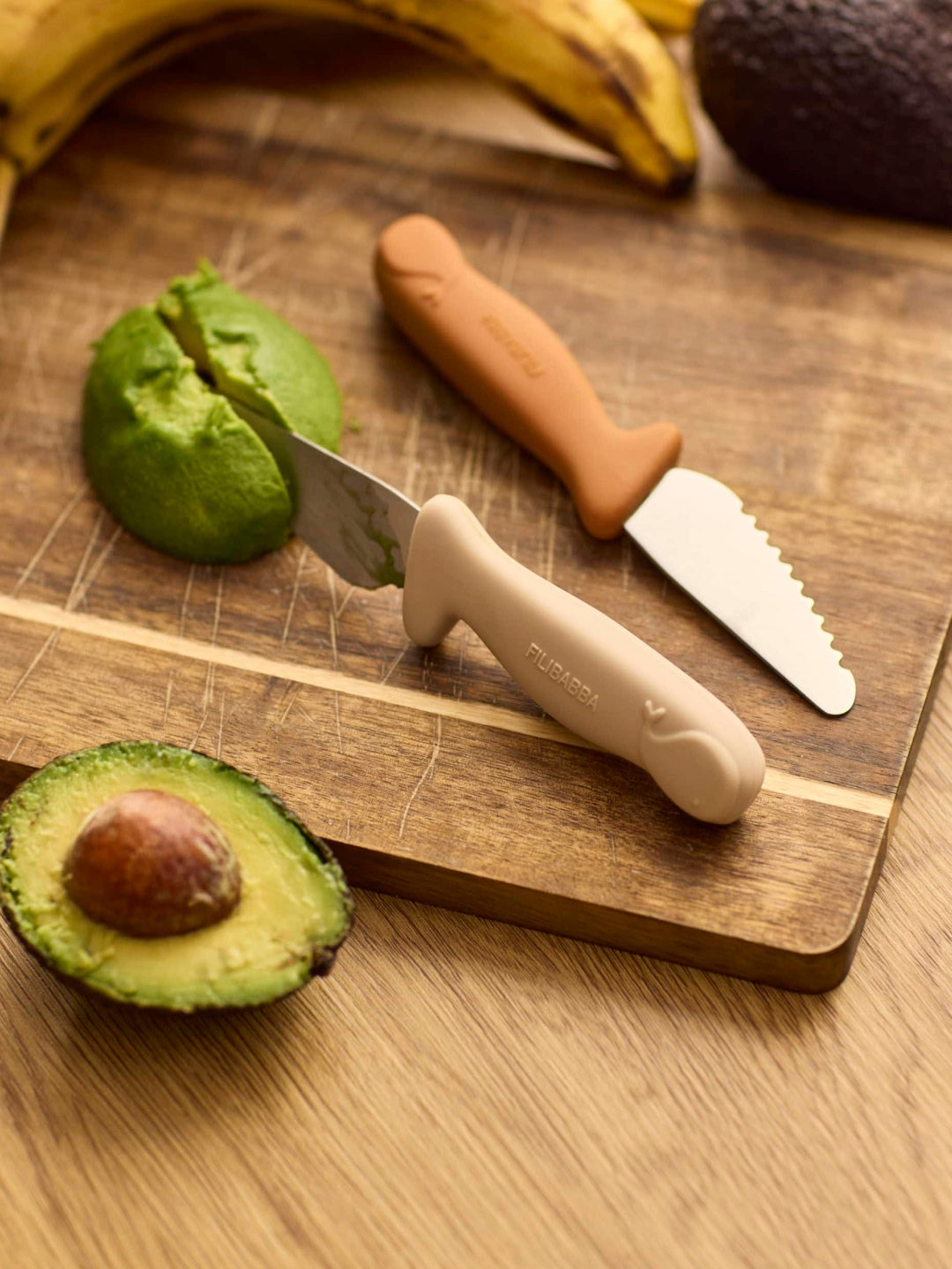 Filibabba beginners knives 2-pack, Filibabba algajate noad 2 pakk, algaja koka noad väikelapsele, minu esimesed noad, all-groups