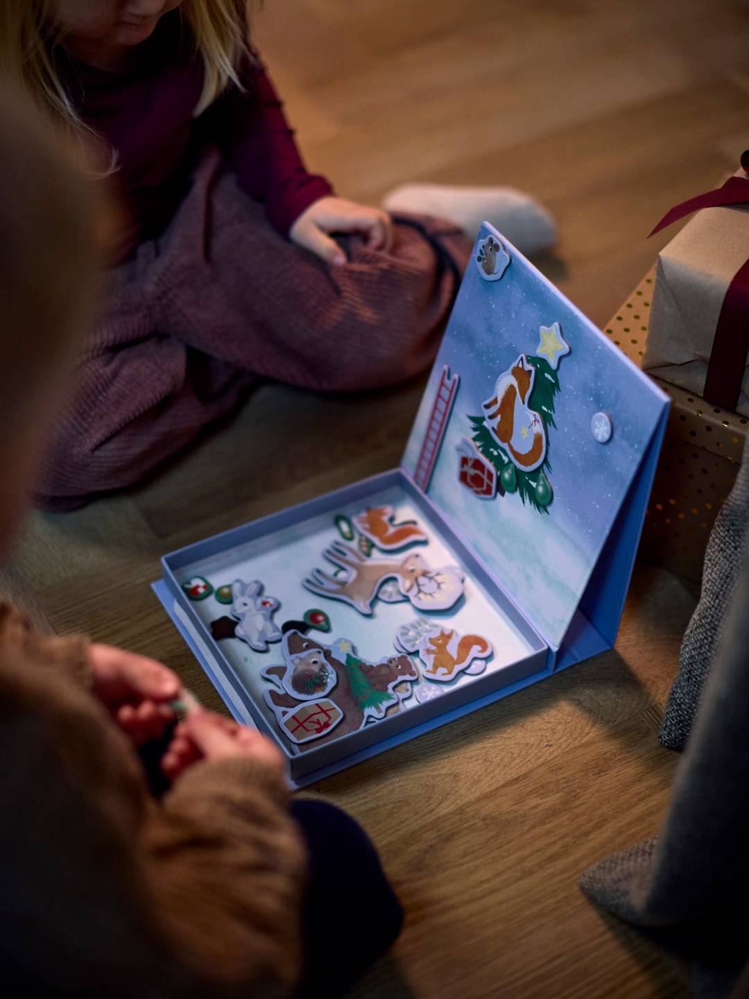 Filibabba magnetic play game wonderful winter forest friends, Filibabba magnetiline mäng imetaline talv metsloomad