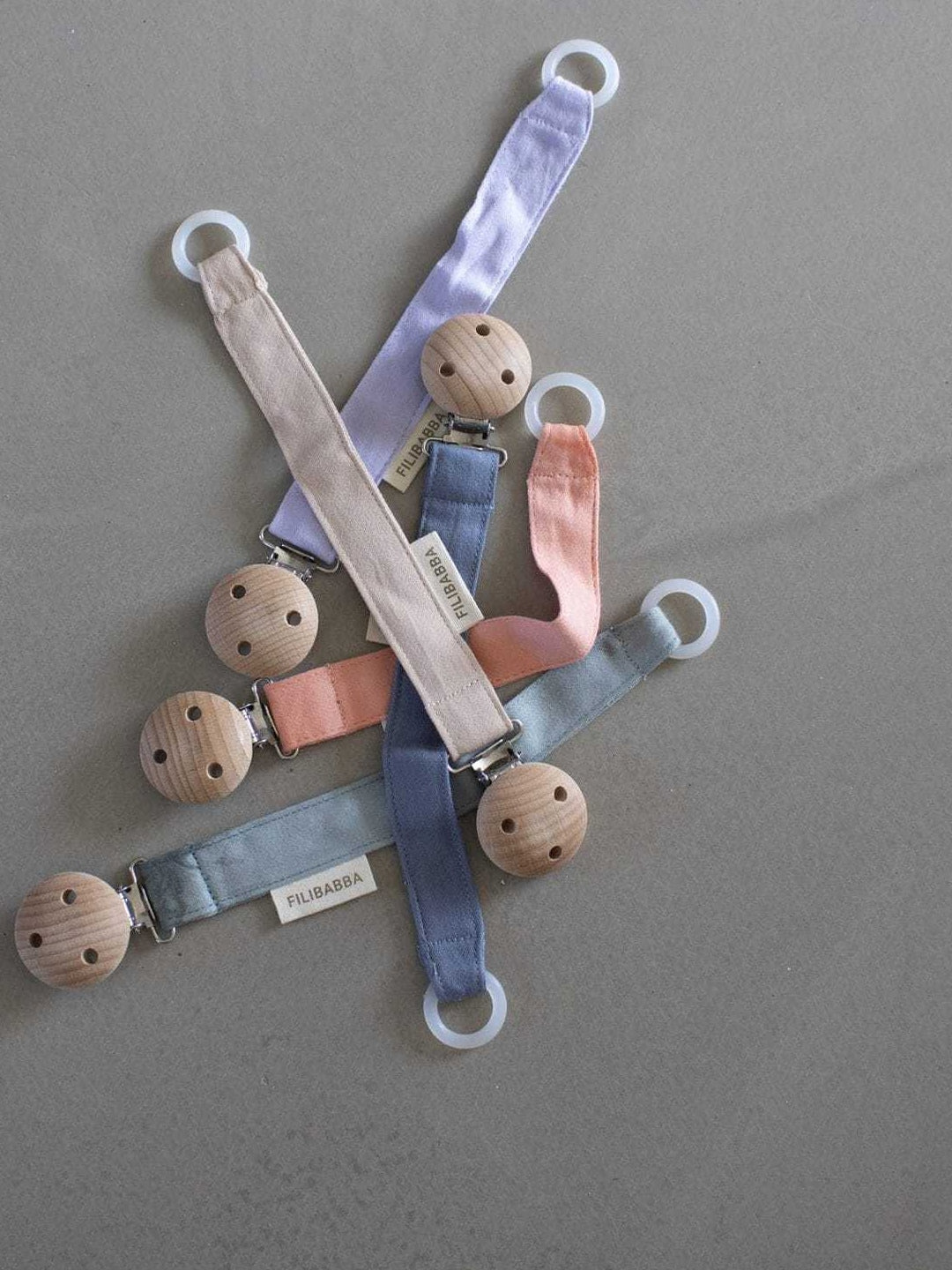 Filibabba pacifier clip, Filibabba lutikett, lutiklamber, all-groups