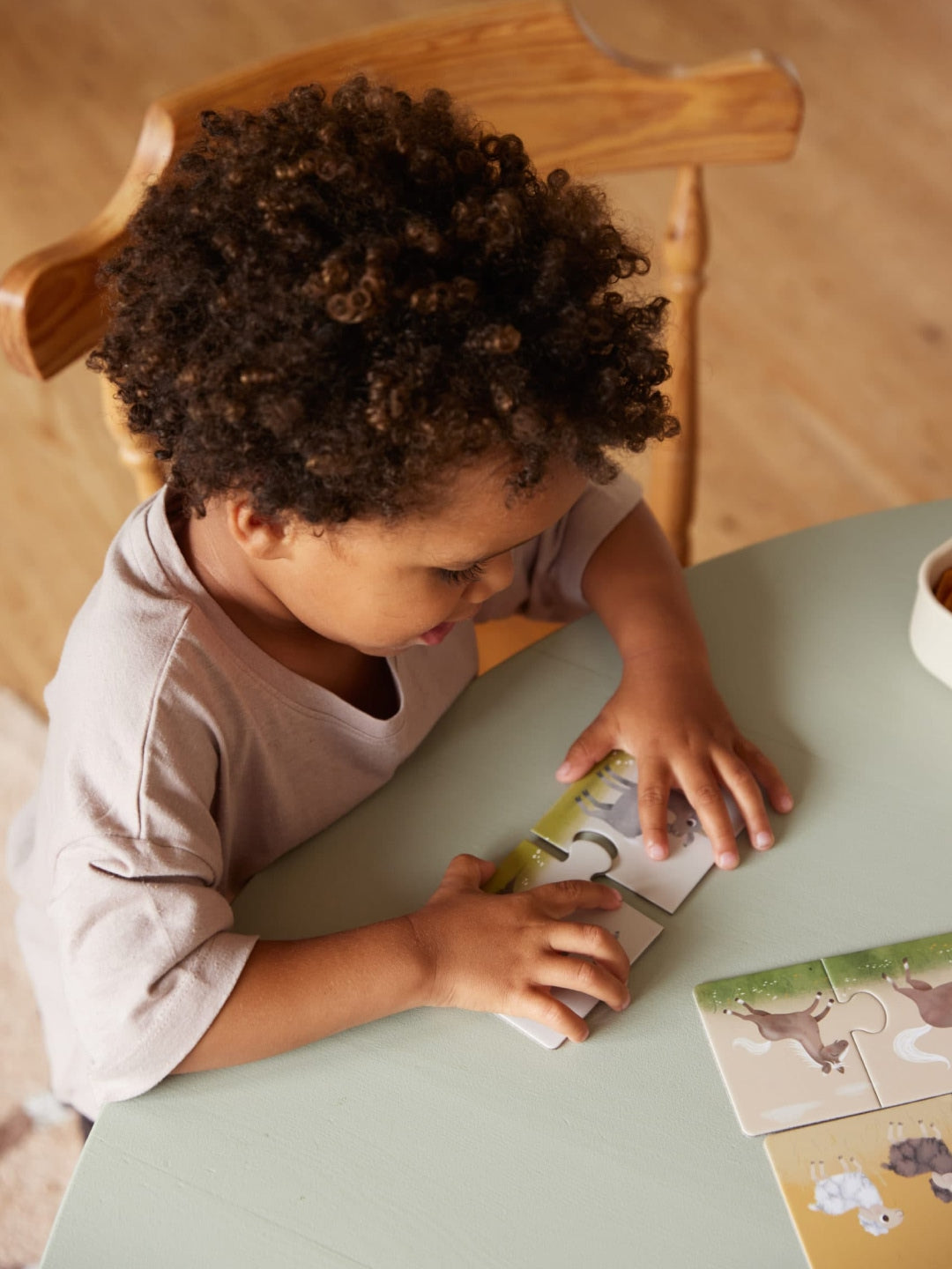 Filibabba parent and baby puzzle Farm animals, Filibabba emme ja loomapoja pusle taluloomad