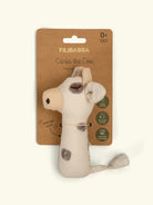 Filibabba Linen Rattle Toy - Carla The Cow, linane kõristi