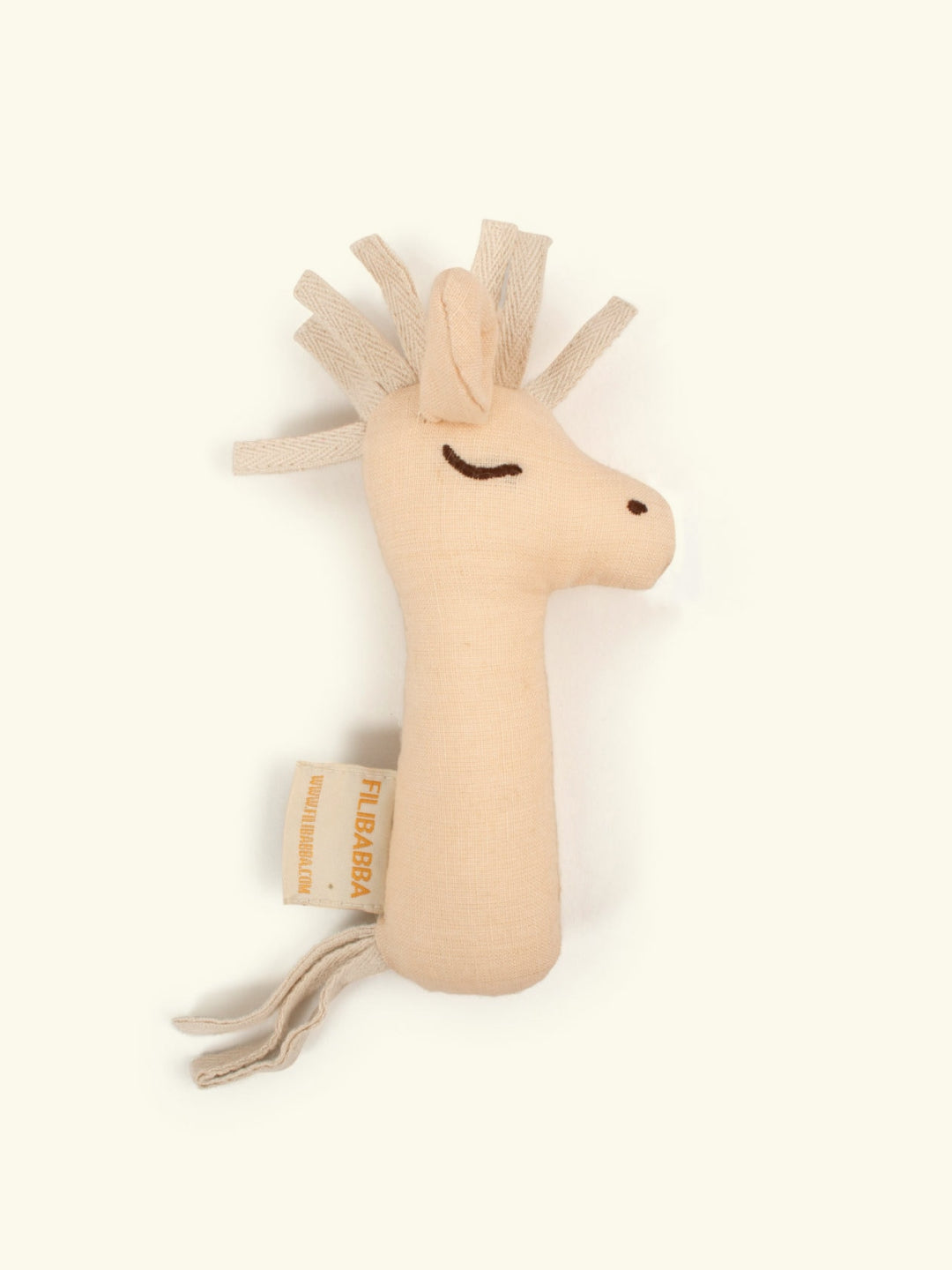 Filibabba Linen Rattle Toy - Henry The Horse, linane kõristi