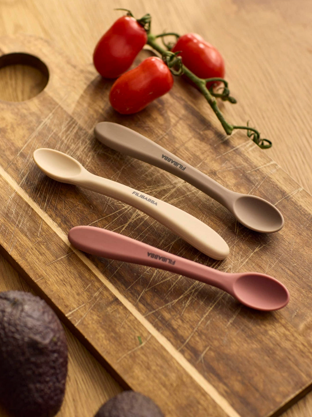 Filibabba silicone feeding spoons, 3-pack, Filibabba silikoonist beebilusikad, 3-pakk, all-groups