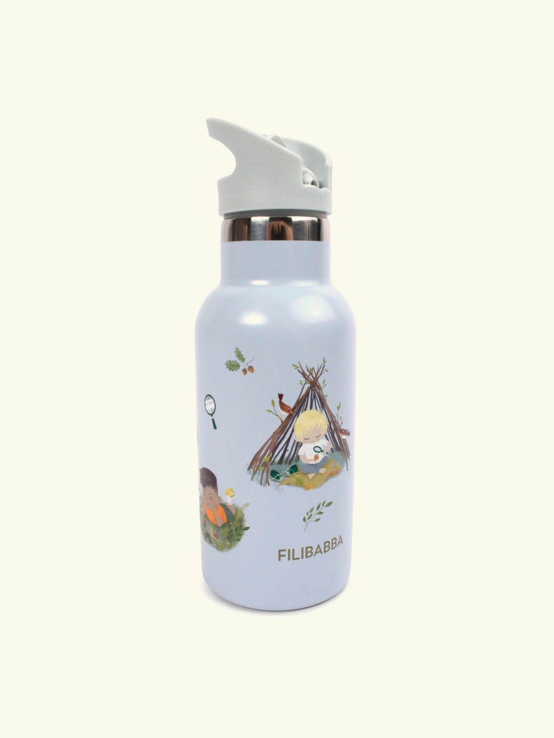 Filibabba stainless steel water bottle, Filibabba roostevabast terasest joogipudel, tiny explorers