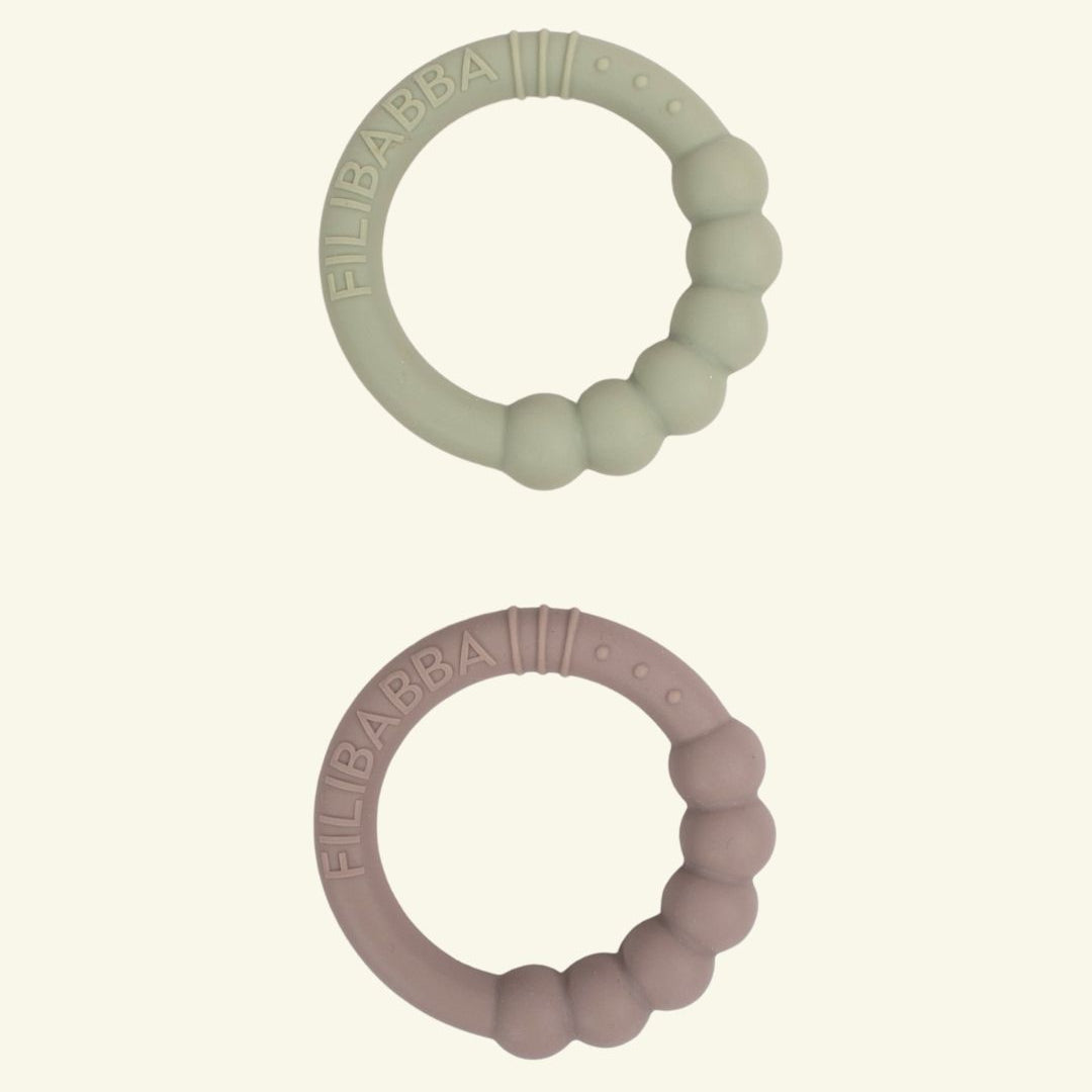 Filibabba Silicone Teether 2-pack