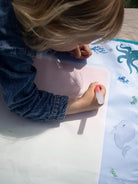 Filibabba Water Drawing Mat, Christian's Whale Tales, Filibabba veega joonistusmatt vaalateemaline