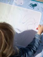 Filibabba Water Drawing Mat, Christian's Whale Tales, Filibabba veega joonistusmatt vaalateemaline