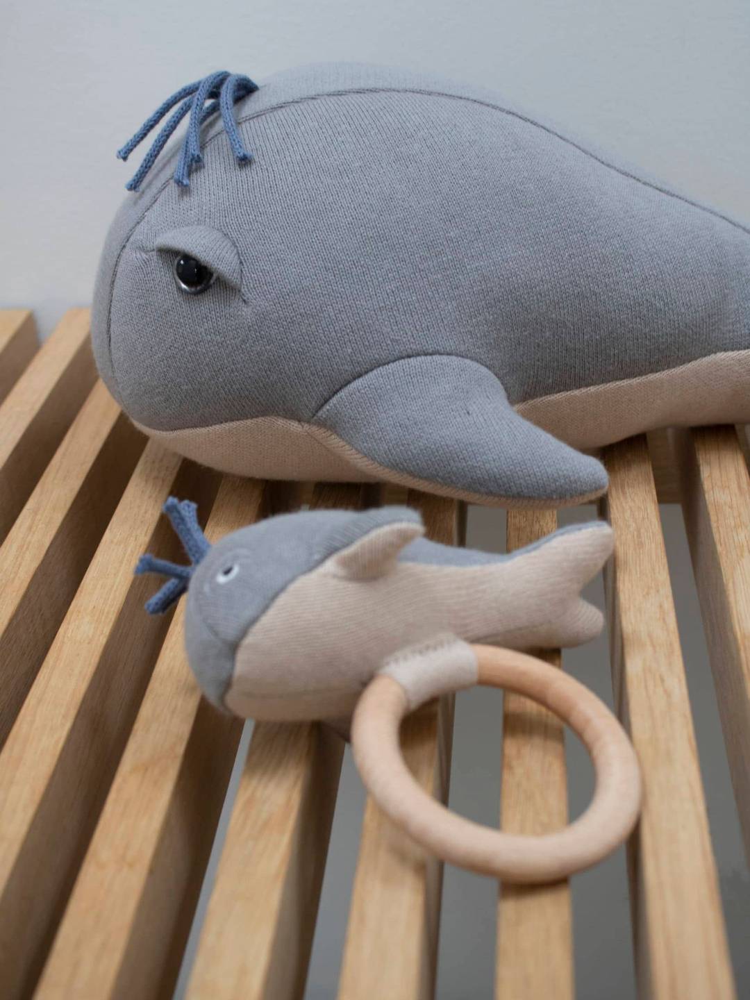 Filibabba Willie the Whale Rattle Grey, Filibabba kõristiga beebimänguasi beebikõristi vaal Willie the Whale