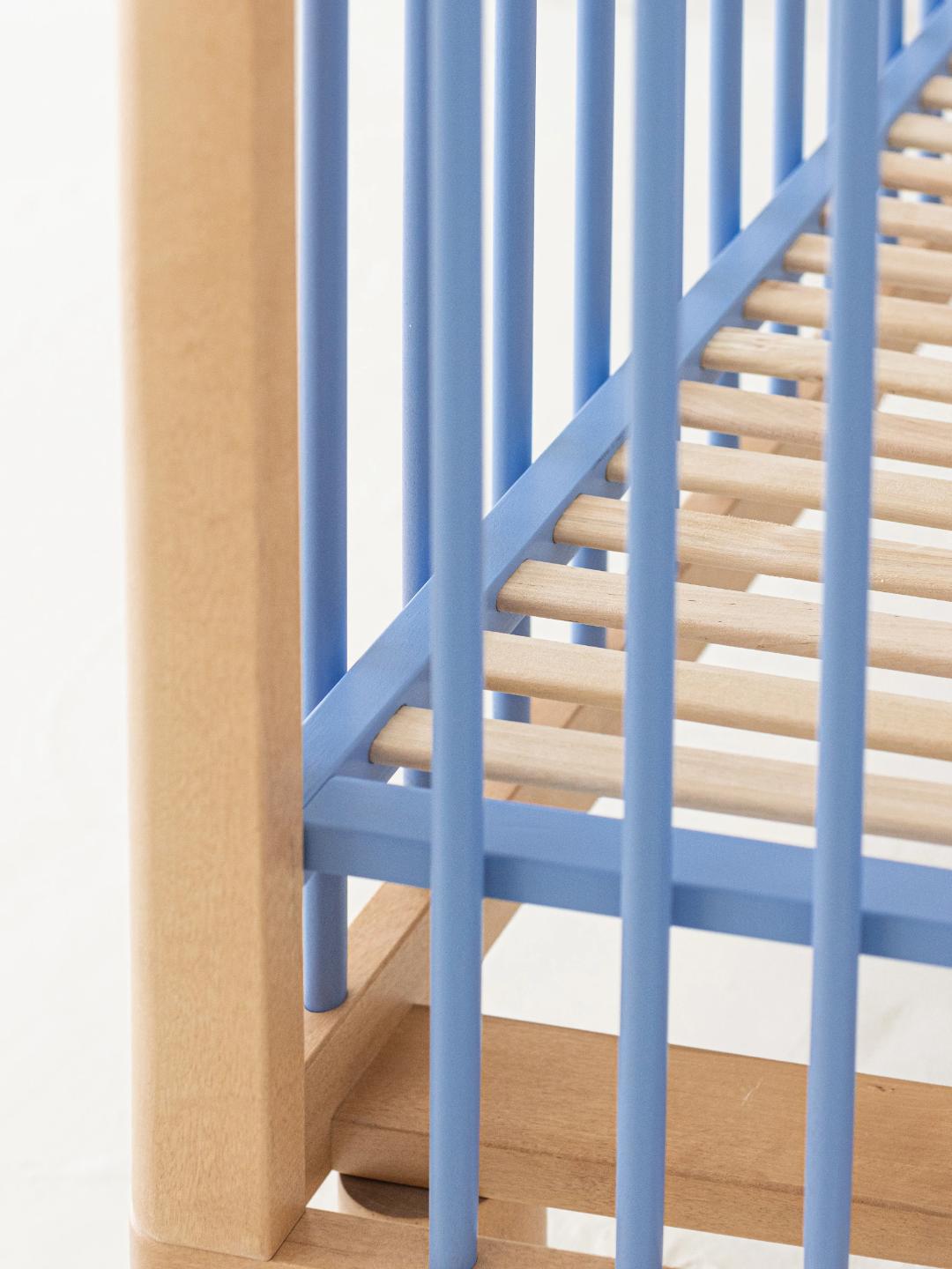Karl & Fric Nox Cot - Blue, Karl & Fric beebivoodi, võrevoodi, beebi võrevoodi