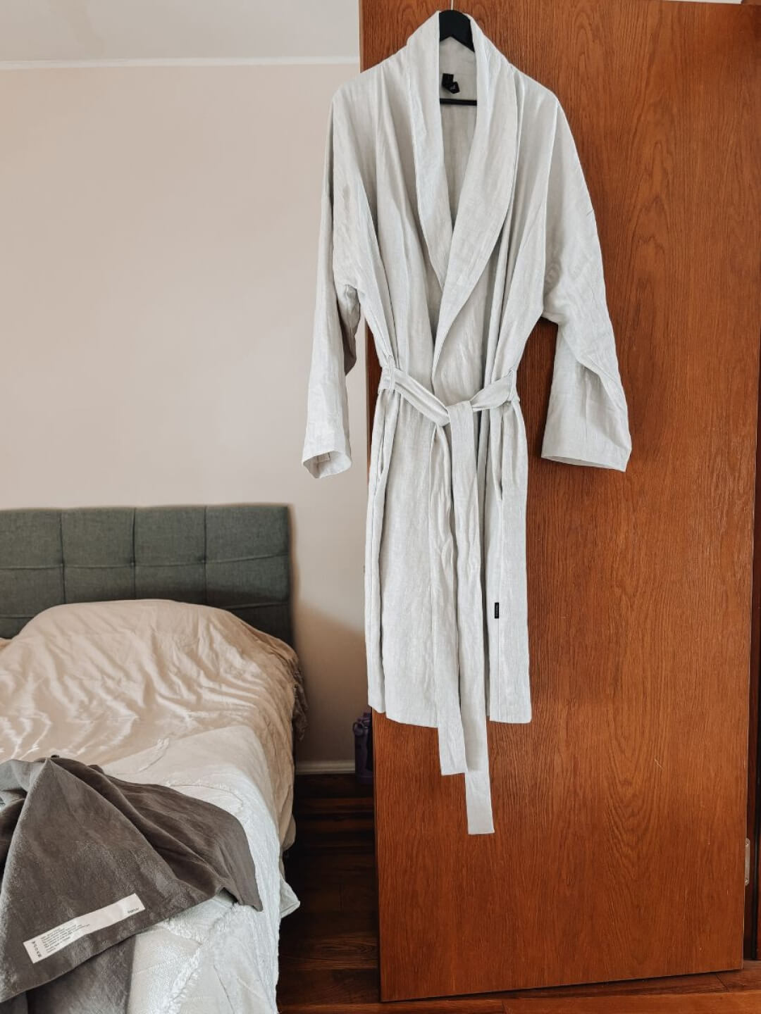 Haruu bathrobe for men, Haruu linane hommikumantel meestele, meeste hommikumantel, all-groups