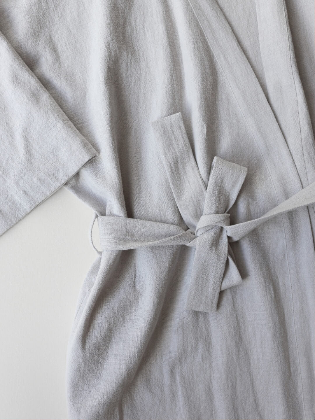 Haruu linen bathrobe, Haruu linane hommikumantel, silver grey