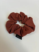 Haruu linen scrunchie, Haruu linane patsikumm, brick red, telliskivipunane