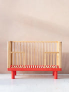 Karl & Fric Nox Cot Junior Conversion Rail, voodipiire, red-natural