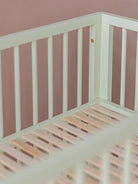 Karl & Fric Nox Cot - Blue, Karl & Fric beebivoodi, võrevoodi, beebi võrevoodi, Pistachio & Pink