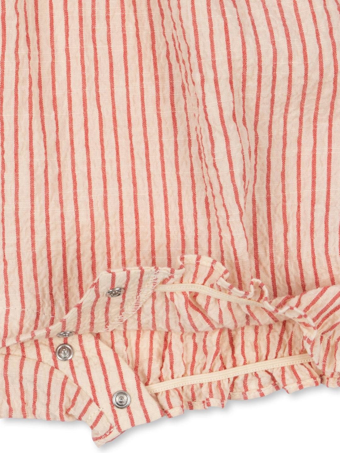 Konges Sløjd Ellie Frill Romper, Konges Sløjd Ellie Frill romper, suvekombe, GOTS puuvill