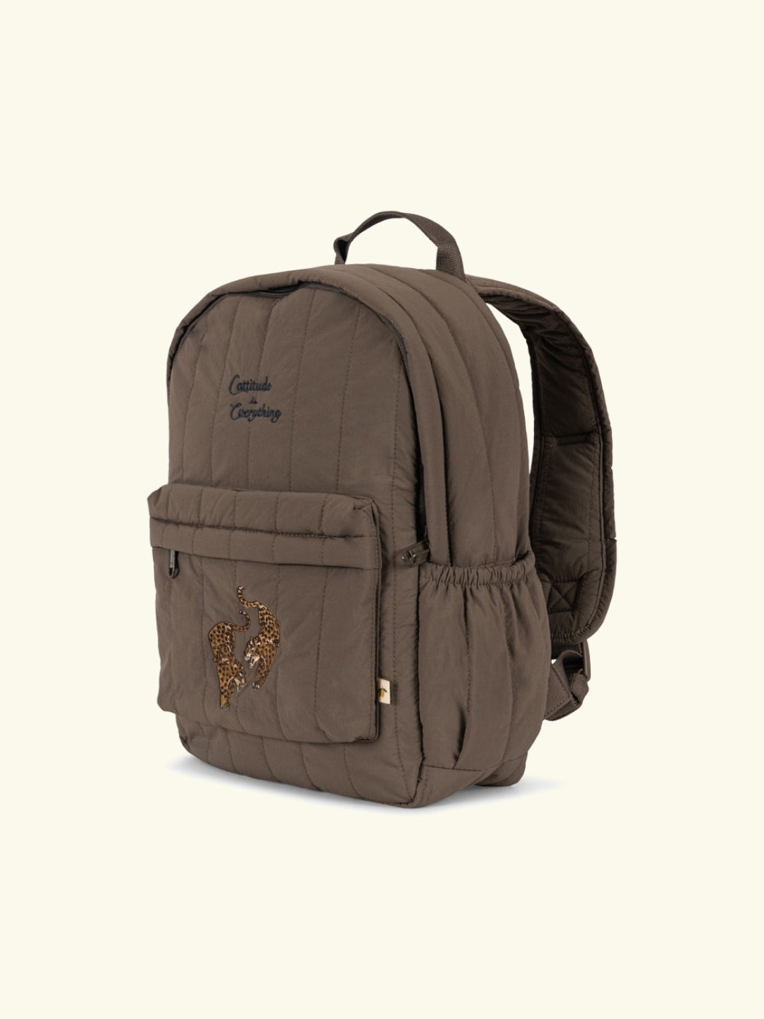 Konges Sløjd Juno Quilted Backback Midi, Konges Sløjd Juno tepitud seljakott Midi Walnut