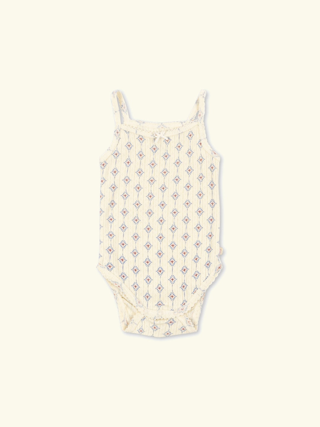 Konges Sløjd Minnie Strap Body Gots Organic Cotton, Konges Sløjd Minnie beebi õlapaeltega body, suvebodi, GOTS Organic puuvill, Muro Blu