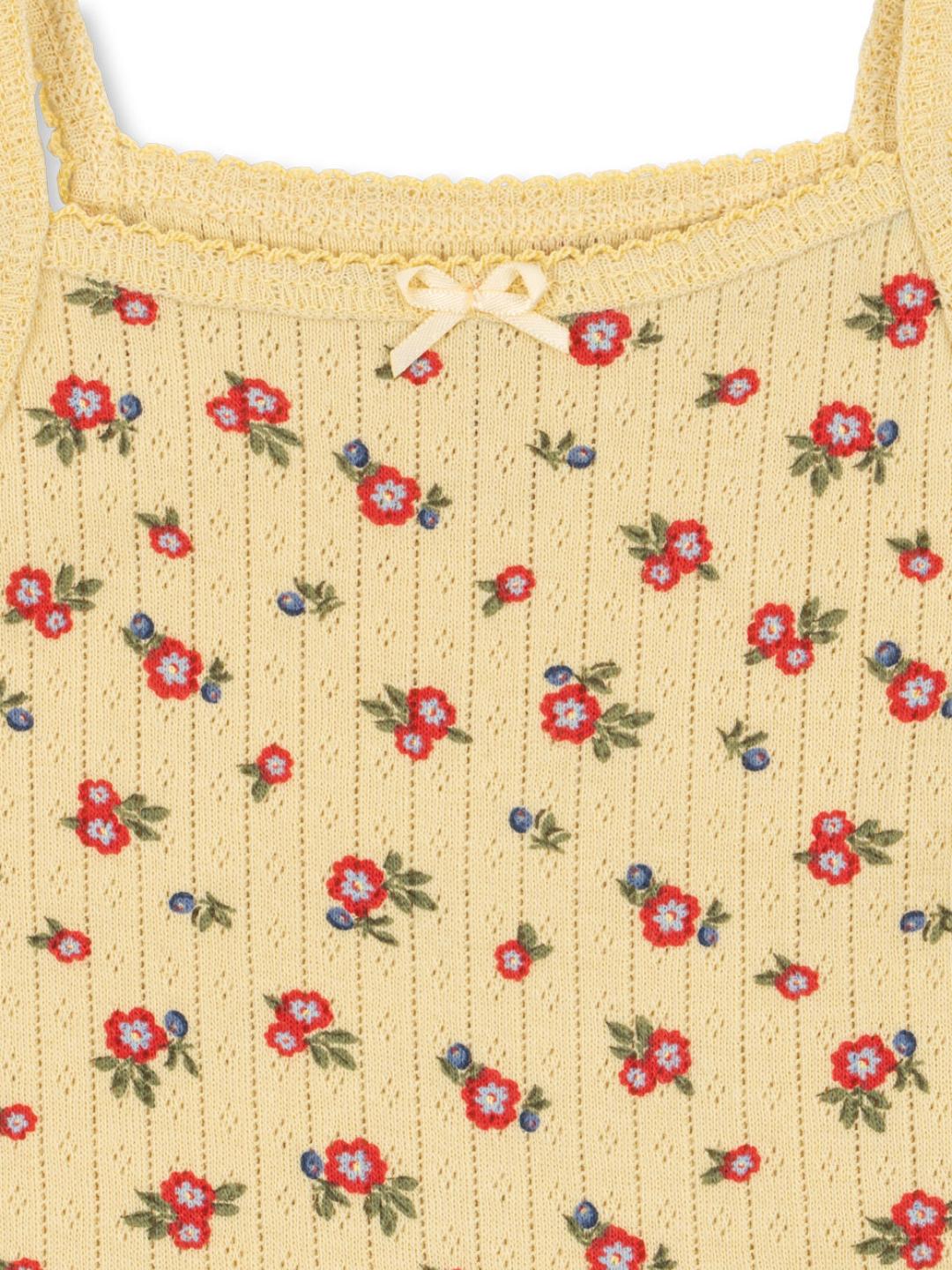 Konges Sløjd Minnie Strap Body Gots Organic Cotton, Konges Sløjd Minnie beebi õlapaeltega body, suvebodi, GOTS Organic puuvill, all-groups