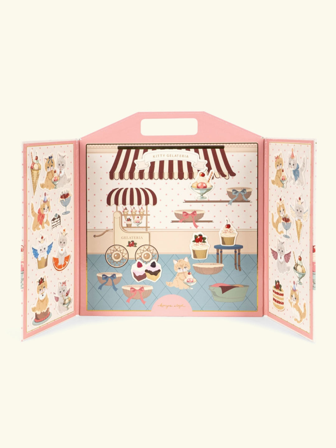 Konges Sløjd My sticker universe, Konges Sløjd kleepsuraamat, minu kleepsumaailm