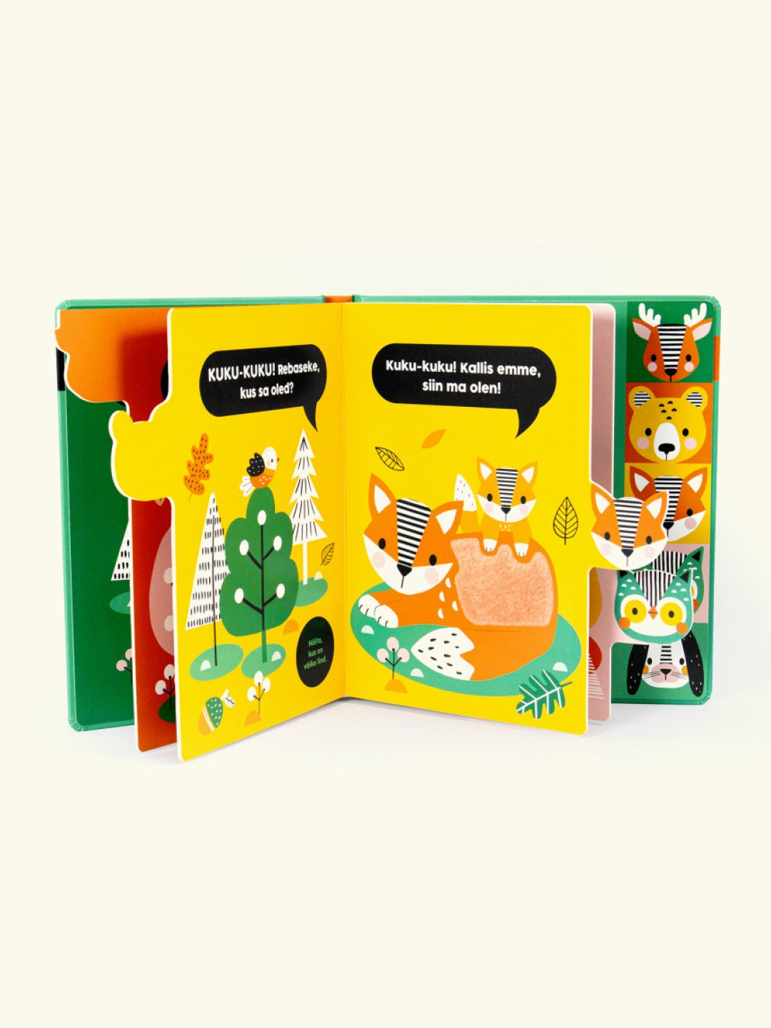 Koolibri children's book raamat väikelastele Kuku-kuku. Kus sa oled? Leia ja paita