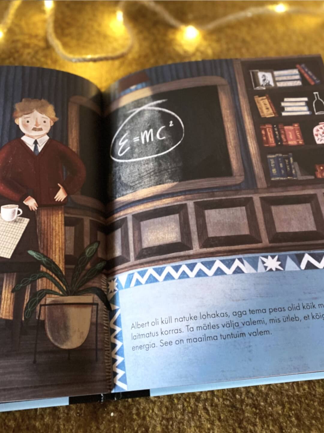 Children's book, Koolibri raamat "Väikesed inimesed suured unistused. Albert Einstein"