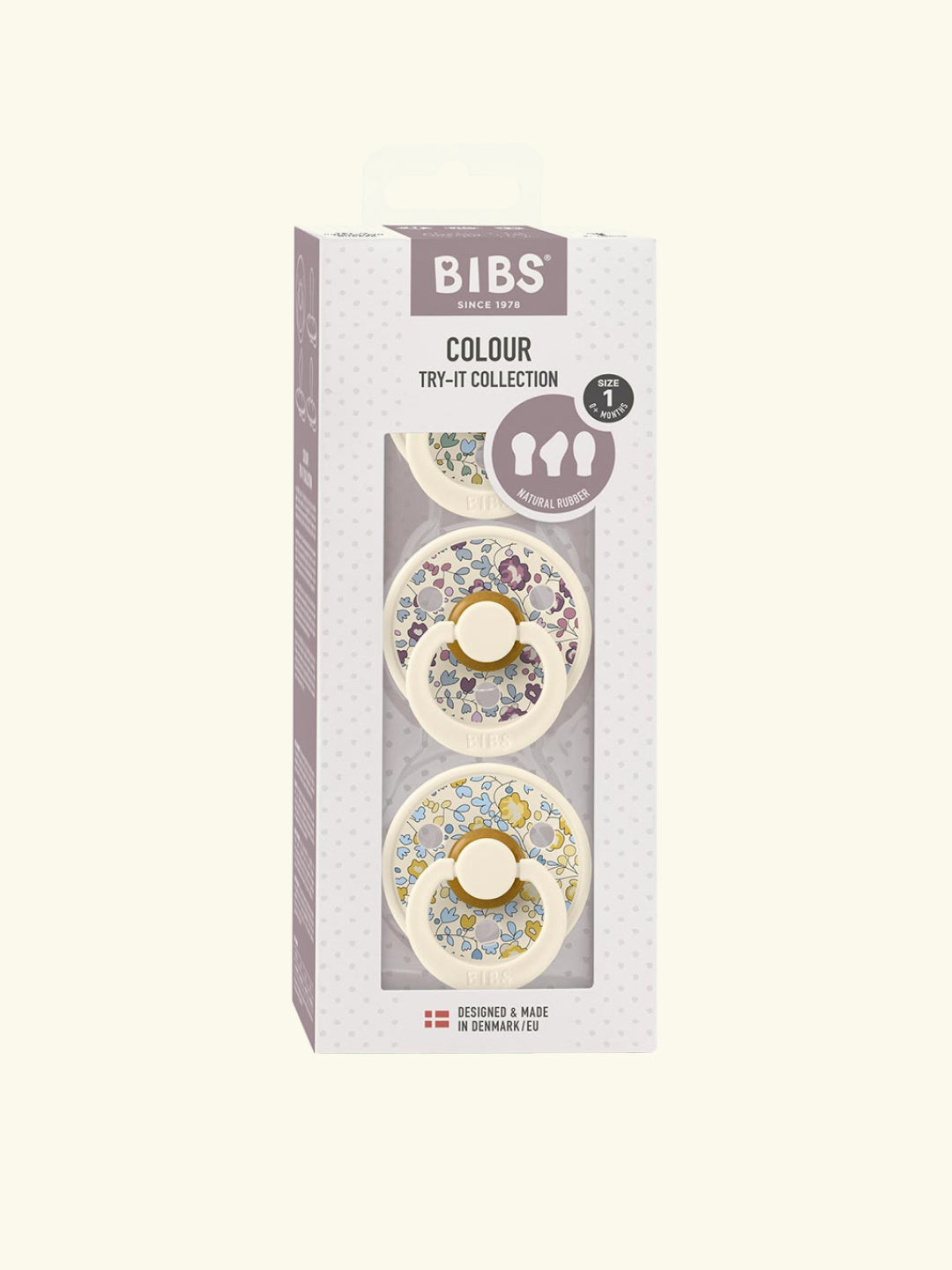 BIBS x Liberty Colour Try-it Collection 3-pack, BIBS try-it luttide proovikomplekt, 3-pakk