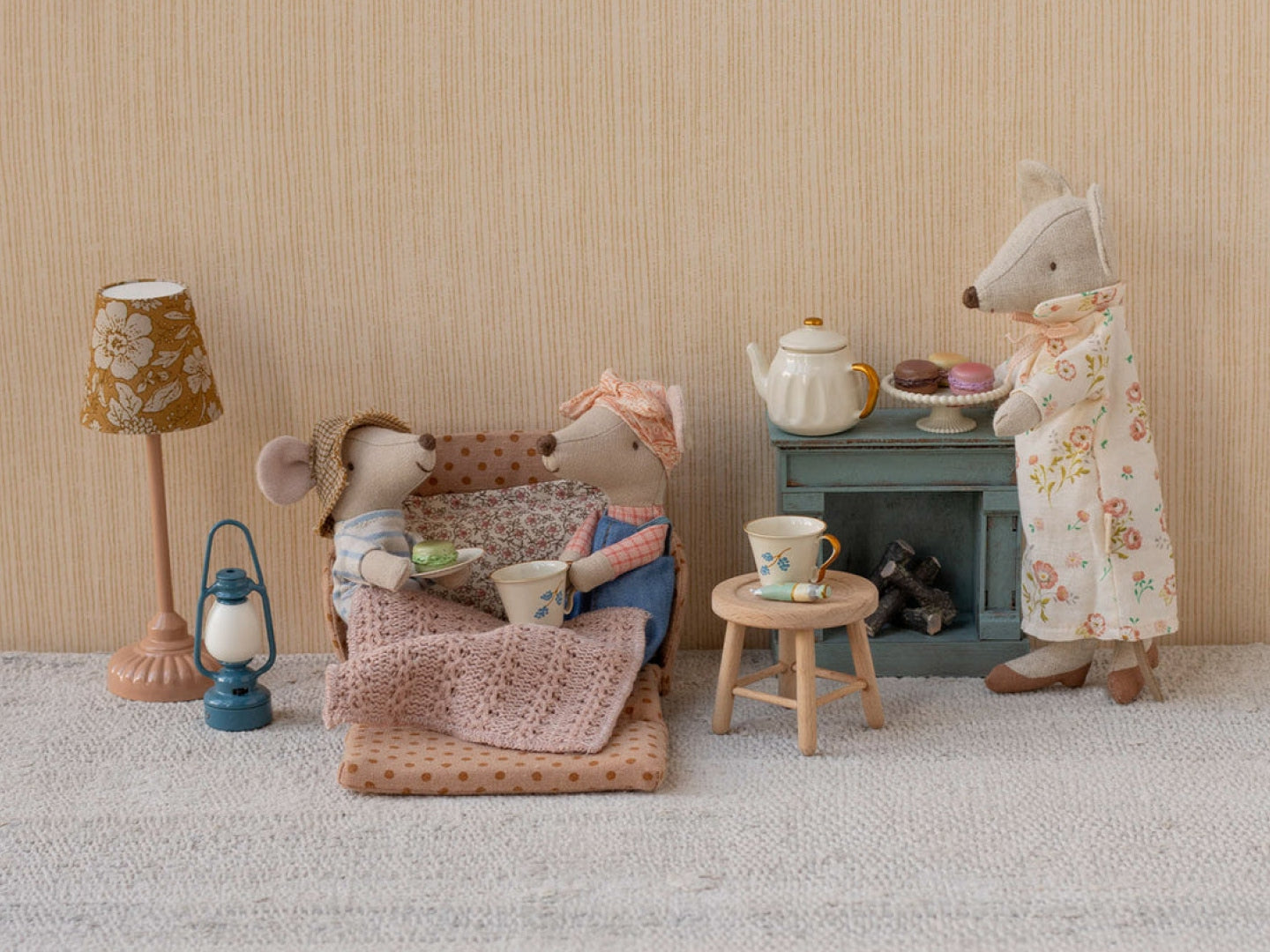 Maileg Mouse Sofa bed, Maileg hiirte diivanvoodi, sohva