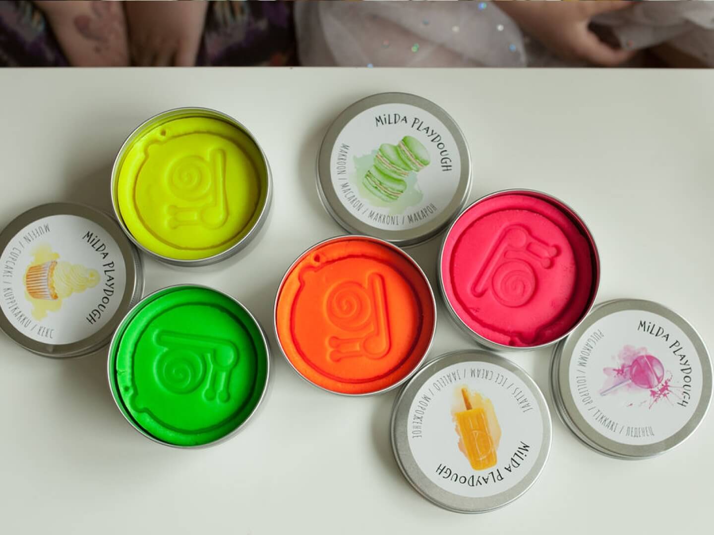 Milda Natural Playdough, Milda naturaalne plastiliin, voolimismass, all-groups