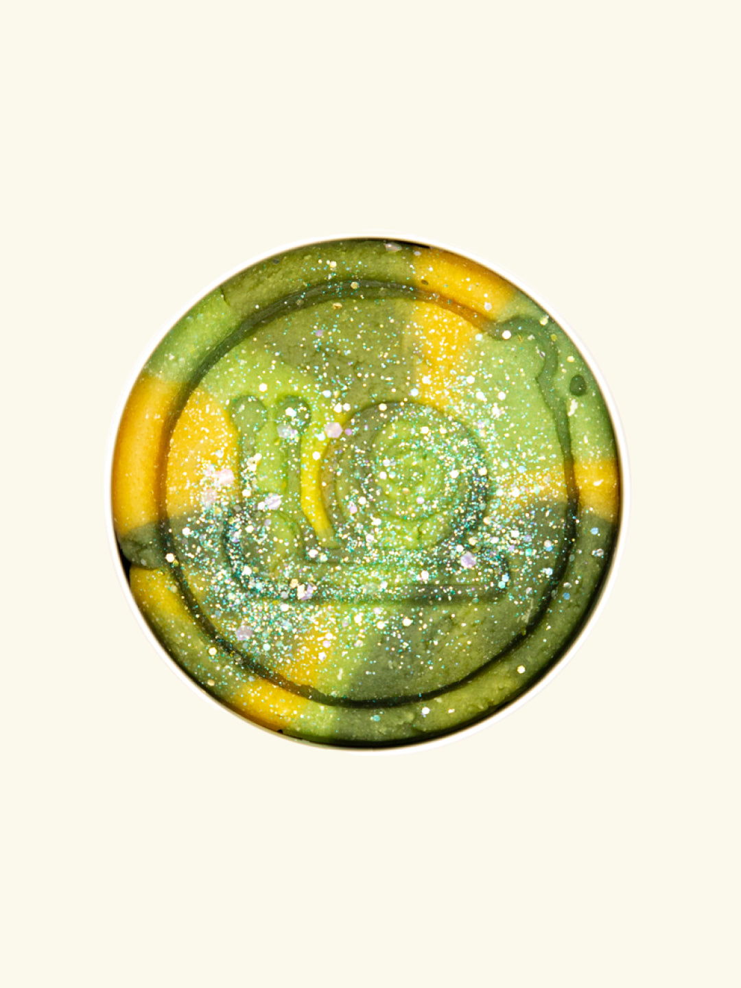 Milda Natural Playdough with Sparkles, Milda naturaalne plastiliin sädelusega, dinosaurus